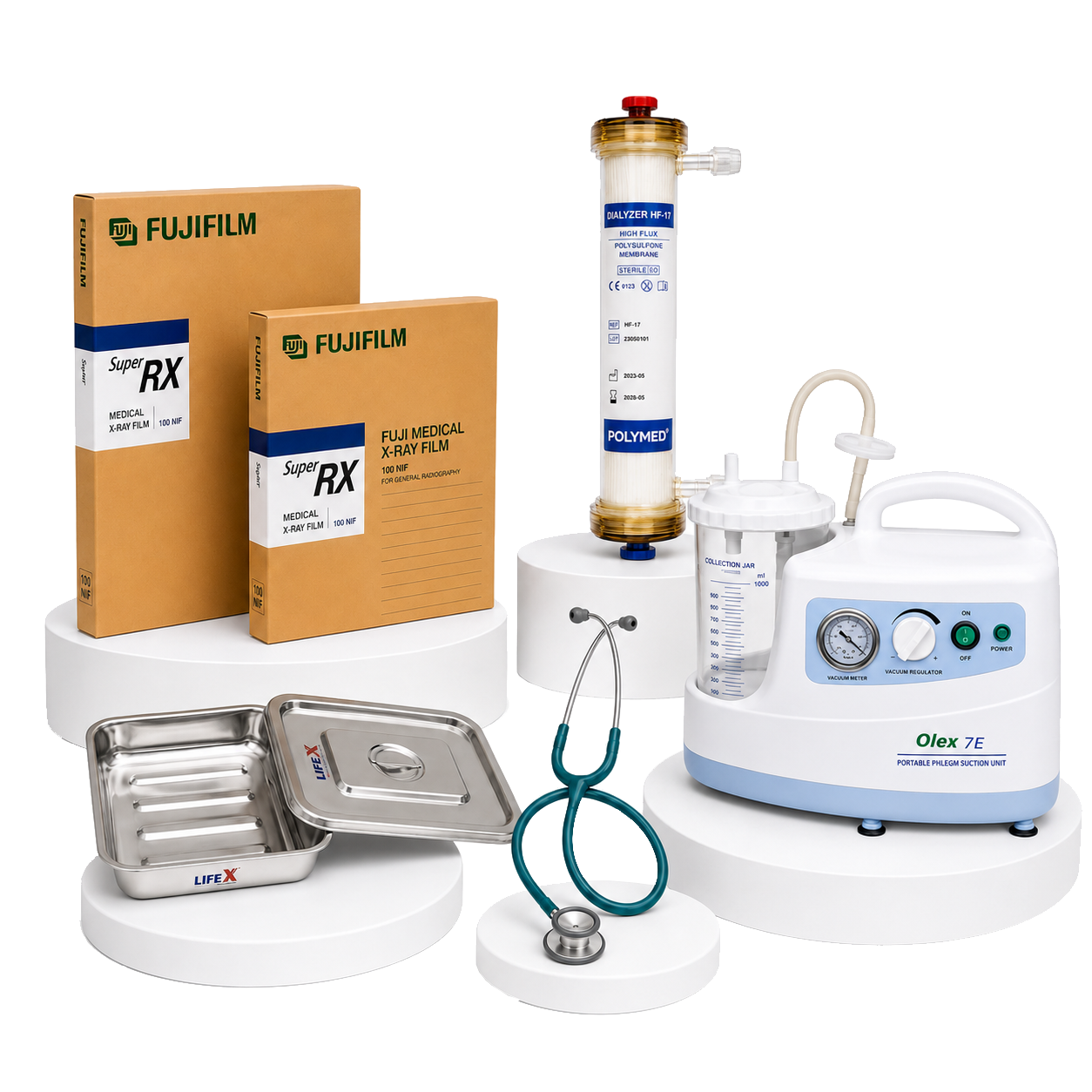 Generated image_ Medical Equipment Catalog Still Life